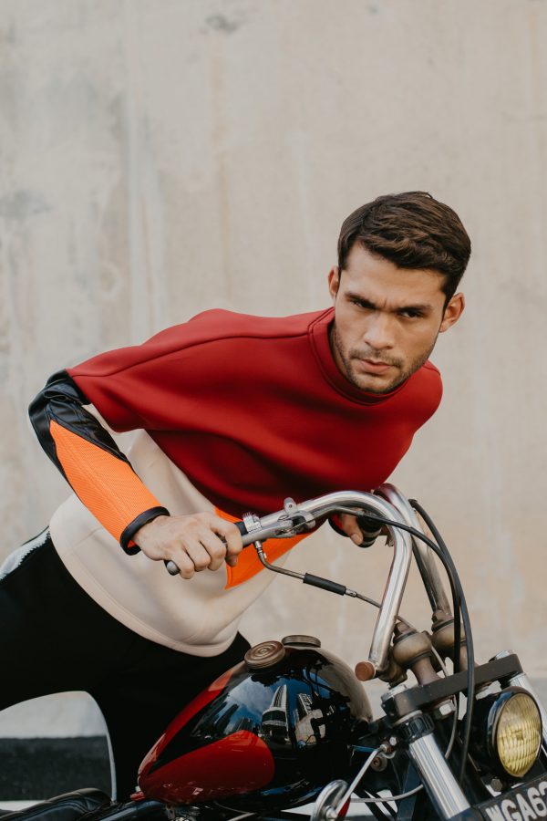 Tri-Colour Neoprene Jumper (Red)