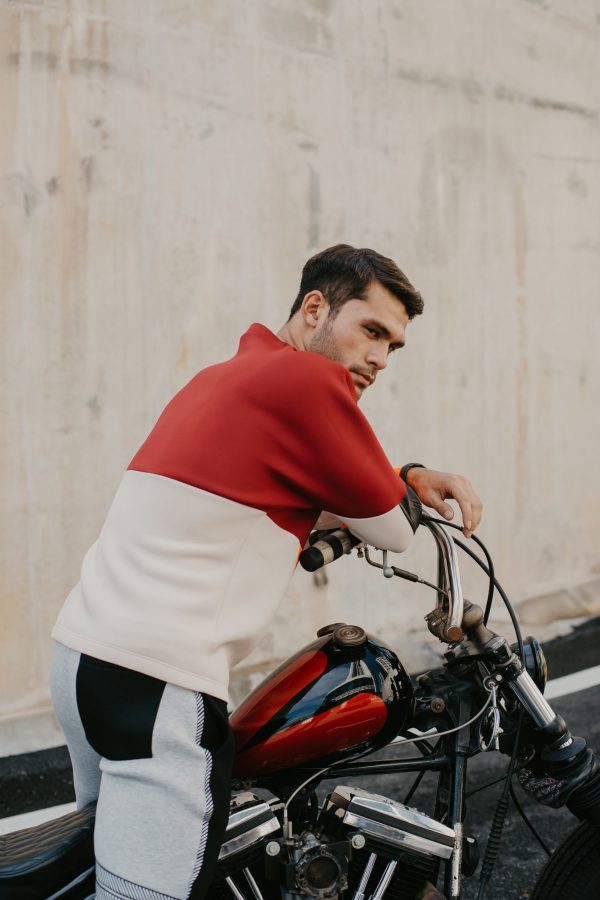 Tri-Colour Neoprene Jumper (Red)