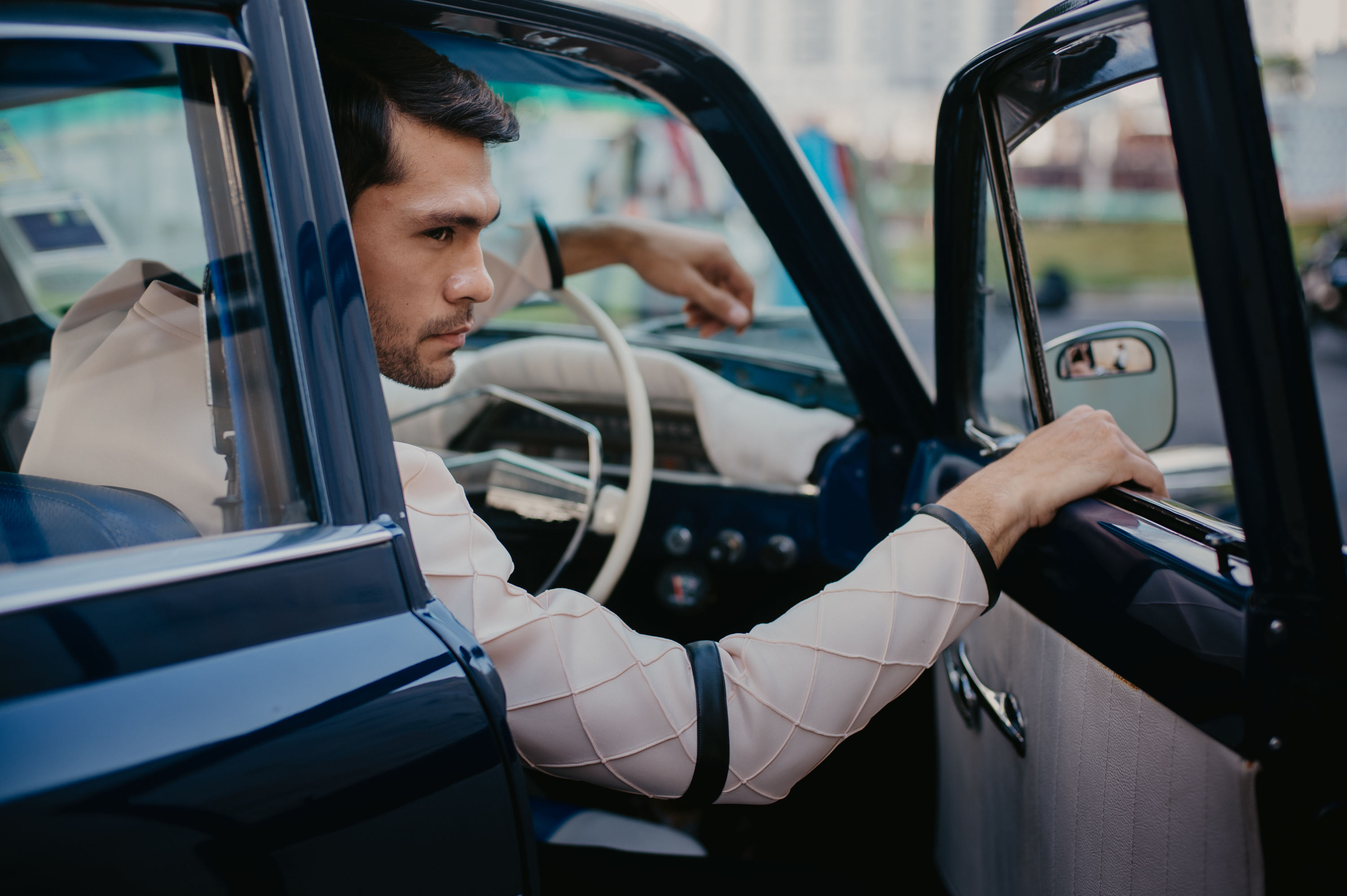 Panels Neoprene Jumper (Beige) Panels Neoprene Jumper (Beige)