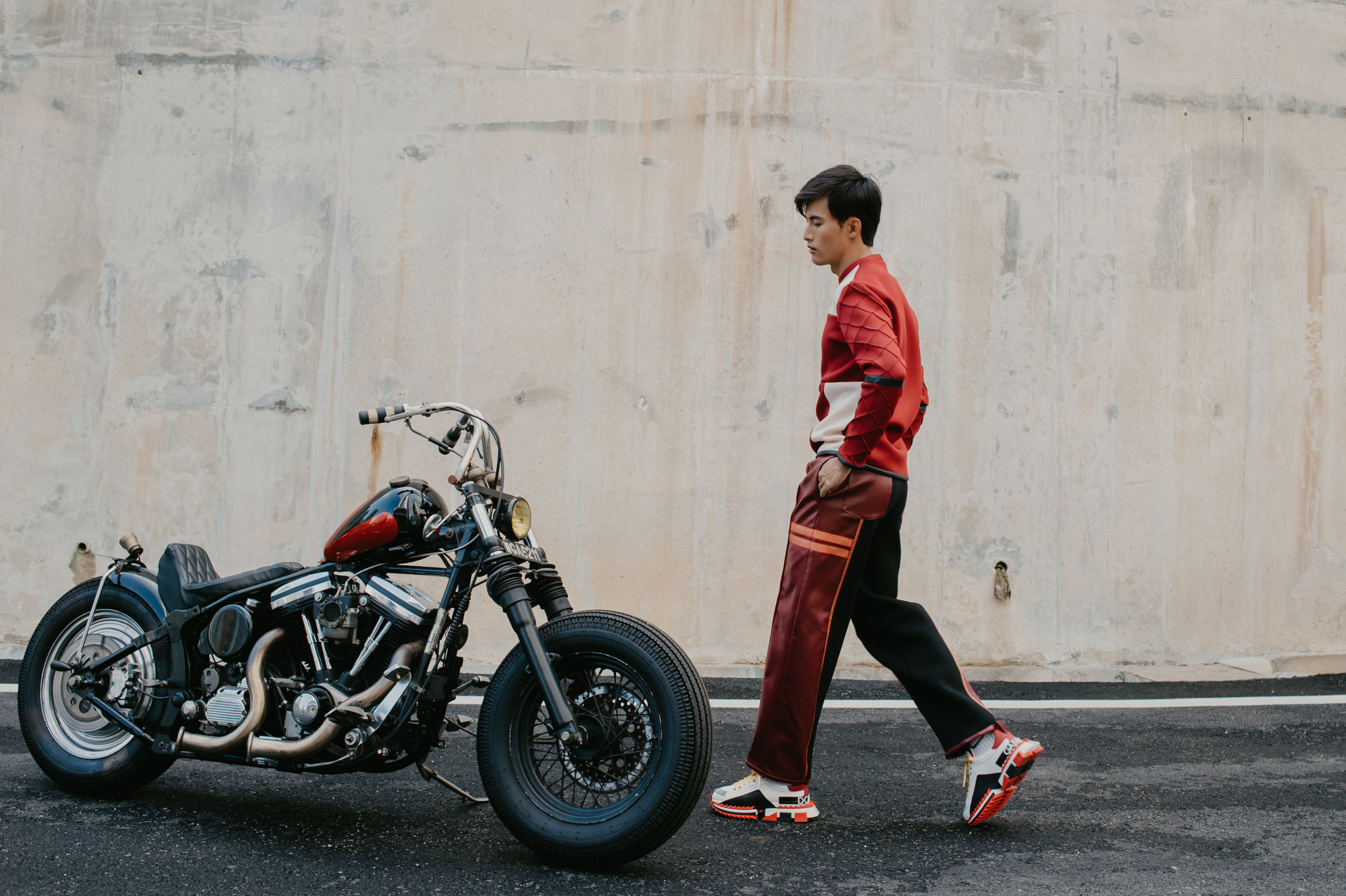 Panels Neoprene Jumper (Red) Panels Neoprene Jumper (Red)