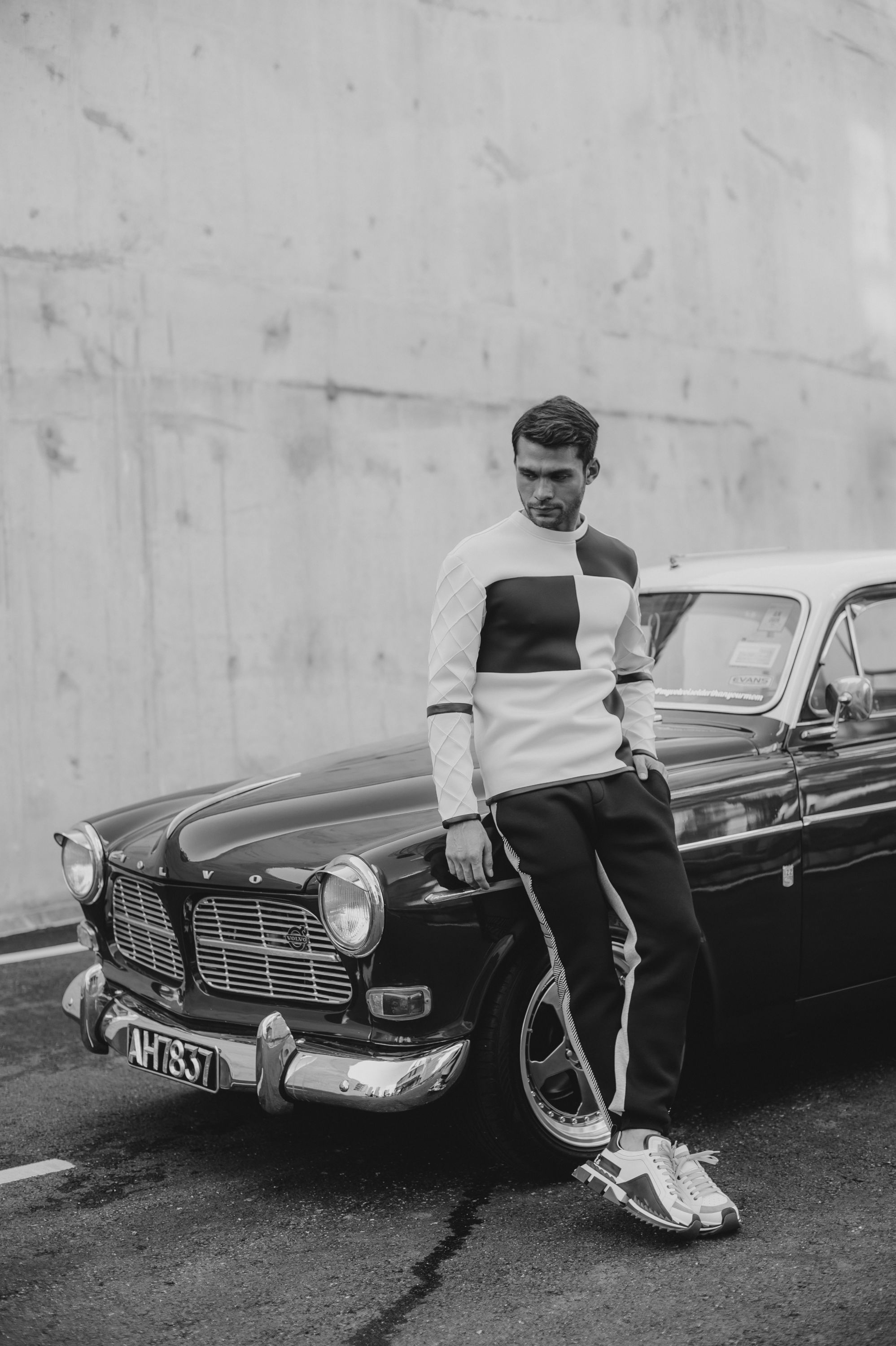 Panels Neoprene Jumper (Beige) Panels Neoprene Jumper (Beige)