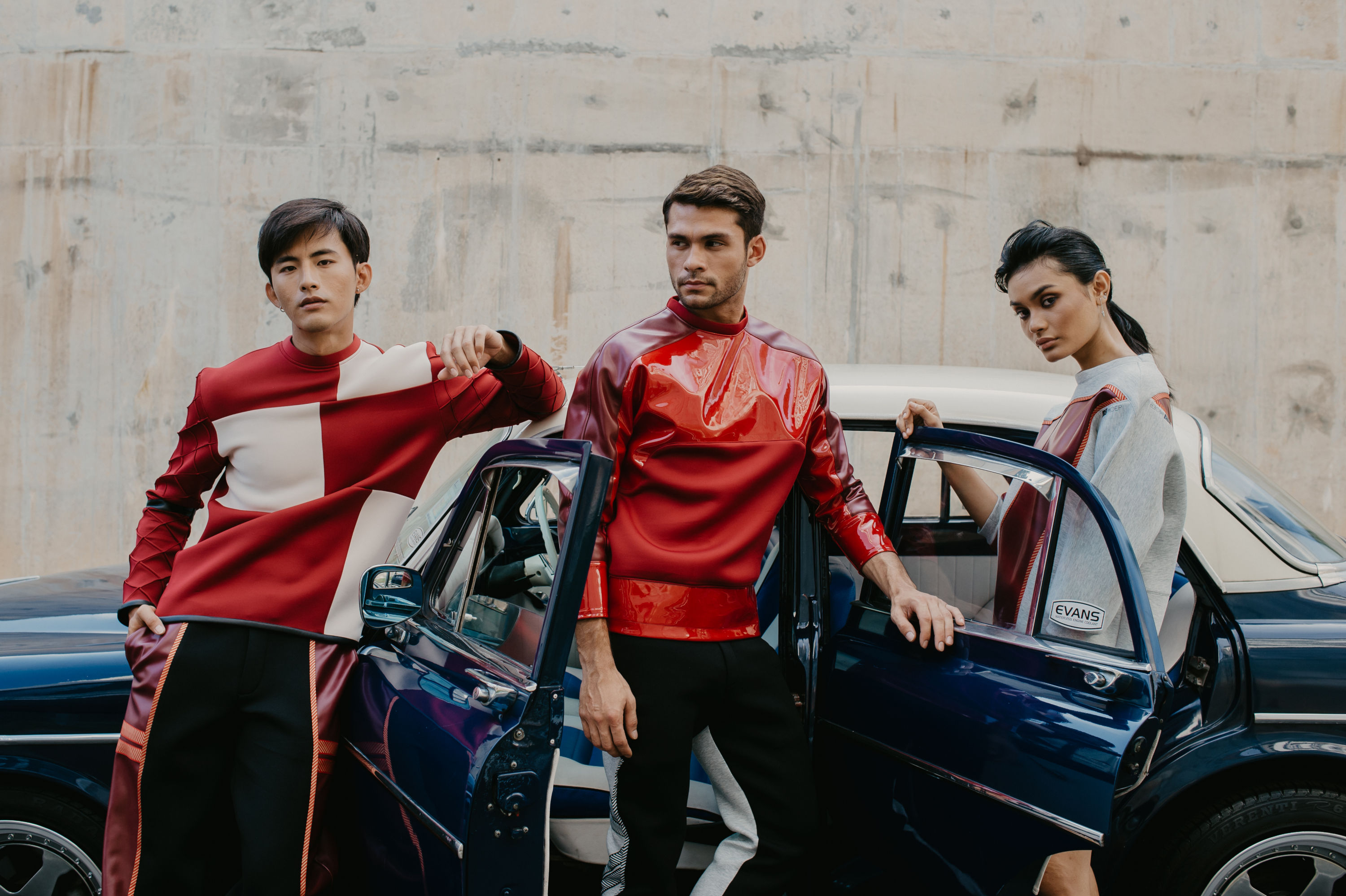 Panels Neoprene Jumper (Red) Panels Neoprene Jumper (Red)