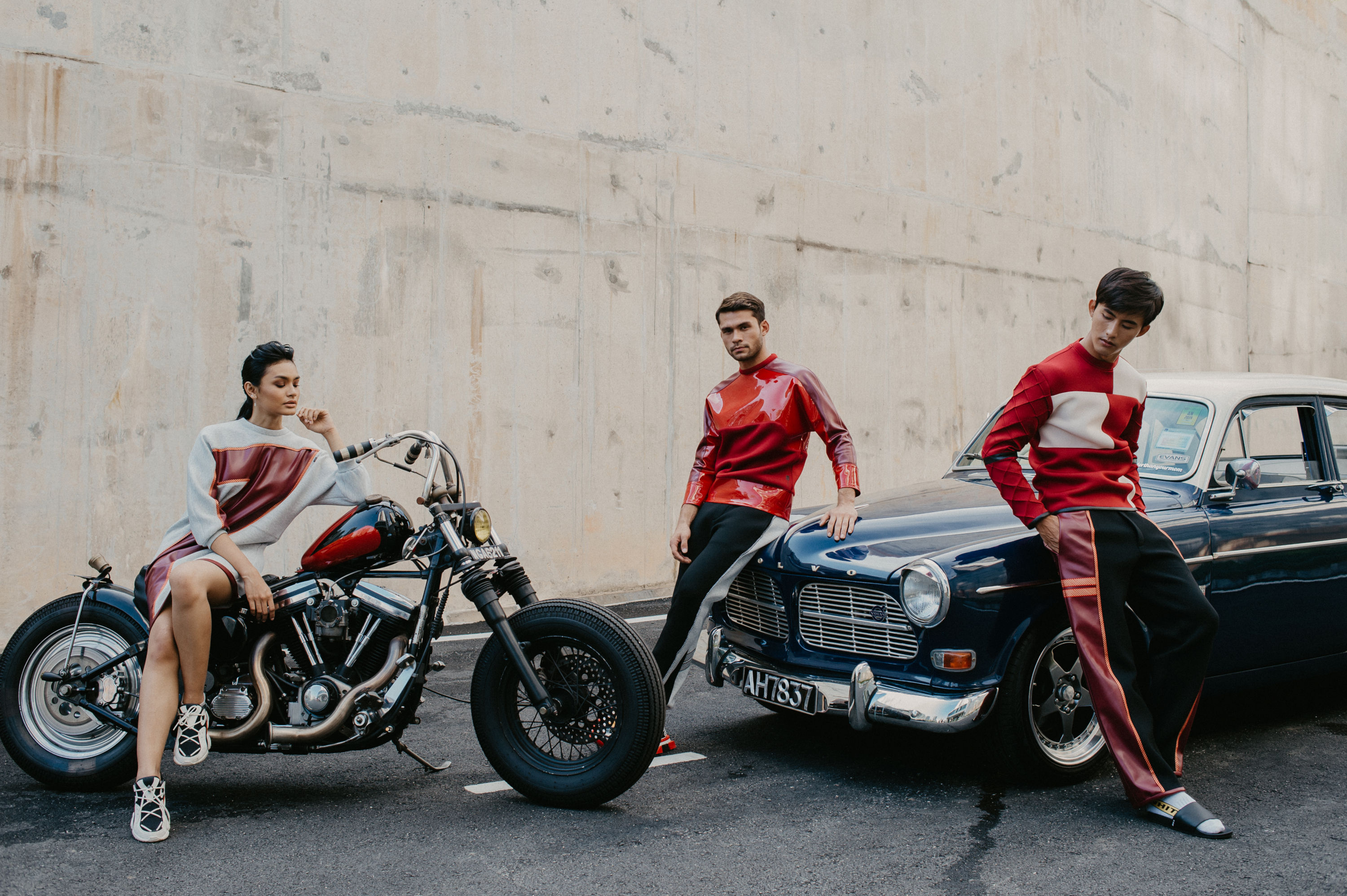 Panels Neoprene Jumper (Red) Panels Neoprene Jumper (Red)